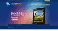 Desktop Screenshot of makegoodmedia.ca